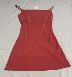 Forever 21 Kleid Damen Small Rose Perlen Rosa Ärmellos Mini Slip Party Neu mit Etikett - Bild 1 von 10