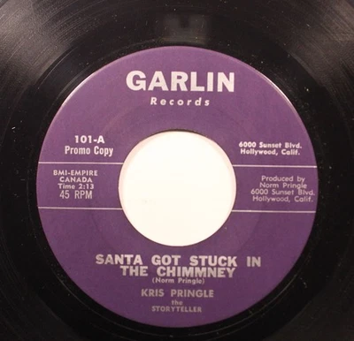 Hear! Christmas Novelty Promo 45 Kris Pringle - Santa Got Stuck In The Chimmney - Image 1 of 2