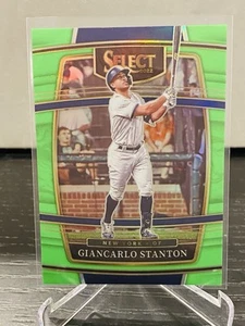 2022 Select Neon Green Prizm 88/99 #98 Giancarlo Stanton YANKEES - Picture 1 of 2