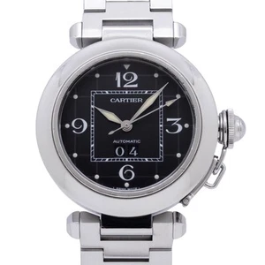 Reloj automático Cartier Pasha W31053M7 esfera negra - Imagen 1 de 10