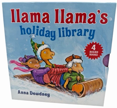 Llama Llama's Holiday Library 4 Board Books in Book Sleeve Xmas Halloween Easter - Image 1 of 4