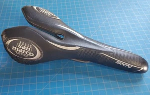 San Marco Saddle SKN Titanox Rail Black - Used, Some Damage On Back End - Picture 1 of 7