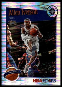 2019-20 Panini Hoops Premium Stock Allen Iverson Silver Pulsar Prizm Tribute 285 - Picture 1 of 2