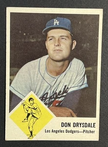 1963 Fleer Don Drysdale #41 Sehr guter Zustand Los Angeles Dodgers HOF - Bild 1 von 4