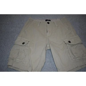 American Eagle Cargo Shorts Mens Size 29 Flat Front Tan Cotton Camping Hiking - Picture 1 of 7