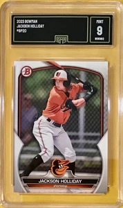 2023 Bowman Prospects #BP20 - JACKSON HOLLIDAY - Rookie - GMA 9 - MINT - Picture 1 of 1
