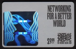 Tarjeta telefónica holograma de $9,99 - redes para un mundo mejor - Imagen 1 de 1