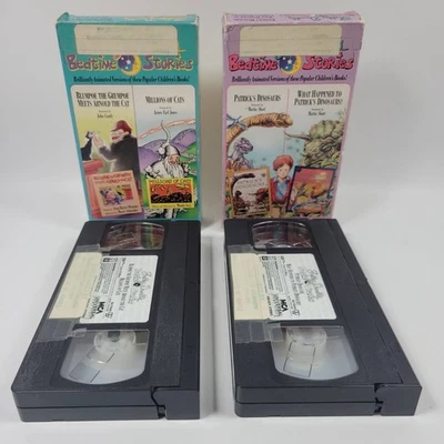 Shelley Duvalls Bedtime Stories John Candy James Earl Jones Martin Short VHS lot - Image 1 of 4