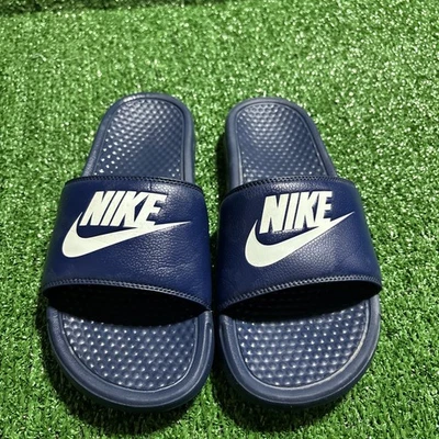 Sandalia para hombre Nike Benassi JDI 343880-403 azul marino medianoche/viento TALLA 10 Foto 1 de 4