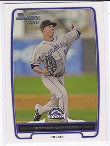 Edwar Cabrera Colorado Rockies 2012 Bowman Prospect Card - Picture 1 of 1