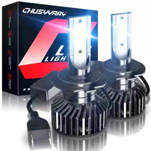 H7 Led Xenón Blanco Canbus Sin Errores 6000k Coche Alta Luz Baja Faros 12v - Imagen 1 de 16