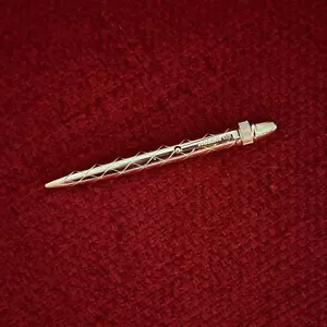 Rolex Vintage-Style Palladium-Finish Ballpoint Pen, Refillable, Luxury AD Gift - Picture 1 of 7