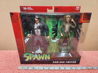 Figura de acción McFarlane Toys Spawn "Sam & Twitch" paquete de 2 detectives de policía 7" Foto 1 de 4