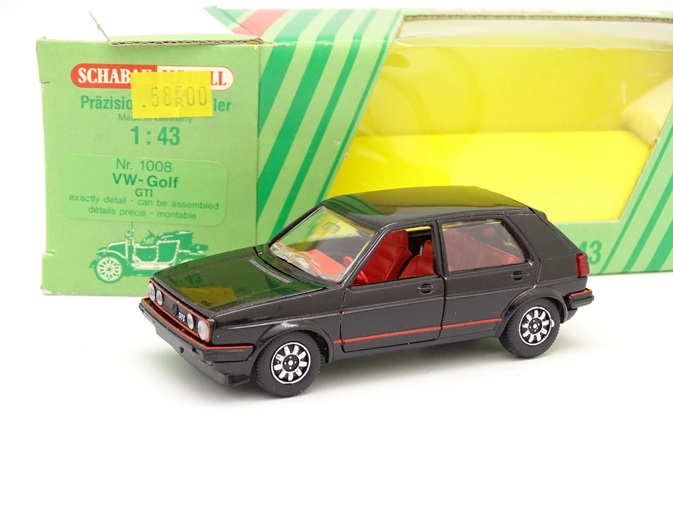 Schabak 1/43 - VW Golf 2 MKII GTI Nera - Immagine 1 di 1