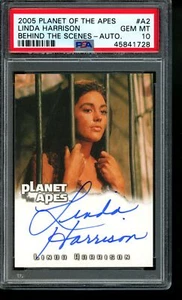 2005 Planet Of The Apes Behind The Scenes Linda Harrison Nova Autograph PSA 10 - Picture 1 of 2