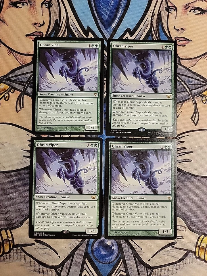 4x Ohran Viper - LP Mixed Sets C15 Duel Decks MTG Magic - Image 1 of 1