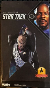 Star Trek Deep Space Nine Worf Figur QMx Master Series Latinum Edition - Bild 1 von 7