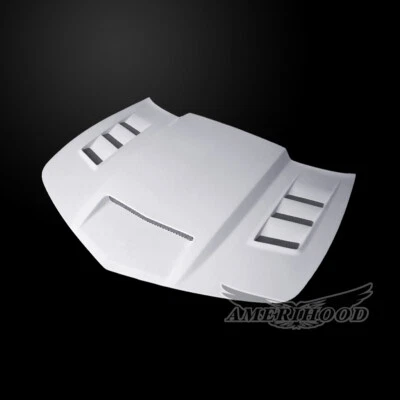 Fits 2014-2015 Chevrolet Camaro LS/LT V6 Only VIP Style Functional Ram Air Hood Foto 1 de 4