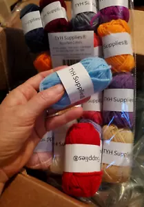 40 Acrylic Yarn Pack Soft Medium Weight 24 Unique Colors Multipack For Amigurumi - Picture 1 of 7
