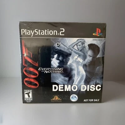 NEW SEALED PS2 James Bond 007 Everything Or Nothing RARE Collectible Demo Disc - Image 1 of 4