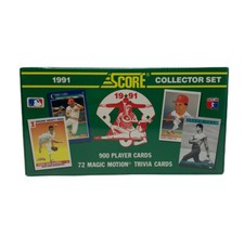 1991 Score Baseball MLB Collector Set 900 Card Complete Sealed Vintage Inserts