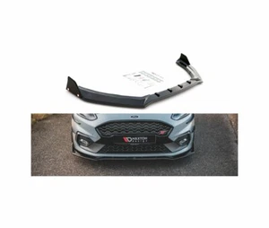 CUP Spoilerlippe + Wings SCHWARZ für Ford Fiesta ST Line MK8 ST Frontspoiler V4 - Bild 1 von 8