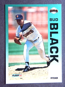 Bud Black #628 Fleer 1992 Baseball Card (San Francisco Giants) LN - Picture 1 of 2
