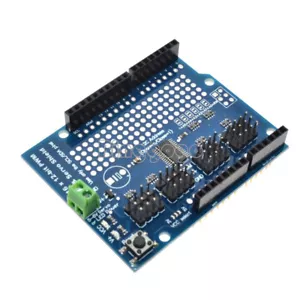 16 Channel 12-bit PWM Servo Drive Shield Board PCA9685 -I2C For Arduino - Bild 1 von 4