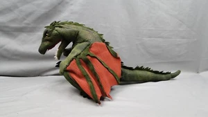 Folkmanis grüner fliegender Drache Handpuppe rote Flügelwaage - Bild 1 von 11