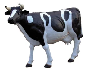 XXL Kuh lebensgross Premium Gartendeko ca.220cm lebensecht Garten Figur Deko Neu - Bild 1 von 3