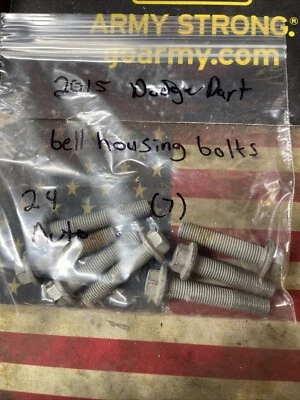 Dodge Dart 2013 2016 2,4 L transmisión automática campana carcasa pernos (7) OEM Foto 1 de 4