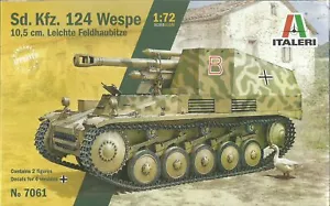 Obús autopropulsado Italeri 1/72 (20 mm) Sd automóvil 124 Wespe 10,5 cm - Imagen 1 de 1