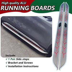 Fits for 2024 2025 Honda Prologue Running Boards Side Steps Nerf Bars W/Brackets - Picture 1 of 9