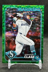 2024 Topps Update Jonatan Clase Green Foil /499 Rookie Mariners RC US35 - Bild 1 von 2