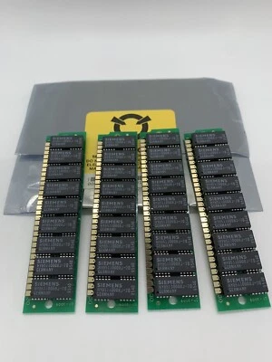 Siemens HYB514400AJ-70 HYB511000BJ-70 1MB Sim 30-PIN 70ns With Parity 9 chip. - Image 1 of 4