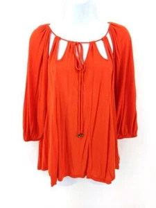 Blusa Top Bohemia Naranja XS De Vanessa Virginia Con Simetría Chic - Imagen 1 de 5