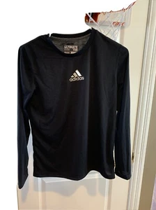 Adidas Ultimate Climalite Tee Youth M Medium Nero Ragazzo - Foto 1 di 5