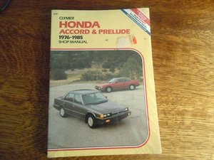 NEW VINTAGE CLYMER " HONDA ACCORD & PRELUDE " 1976-1985 SOFTBOUND SHOP MANUAL - Picture 1 of 4