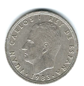 Spain... Coin...50 PTAS...1983...Juan Carlos - Picture 1 of 2