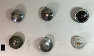 (Qty 6) Vintage Hub Caps for Man Cave Hot Rod Decor Hudson, Audi, Chevy Truck - Picture 1 of 8