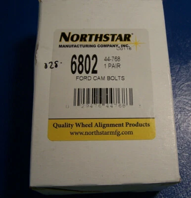 NORTHSTAR Alignment FORD Cam Bolt / Bolts Caster Camber 44-768 6802  (PAIR)  NEW - Image 1 of 4