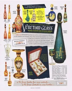 1957 Venezianisches Glas Murano Druck Werbung WOW! - Bild 1 von 1