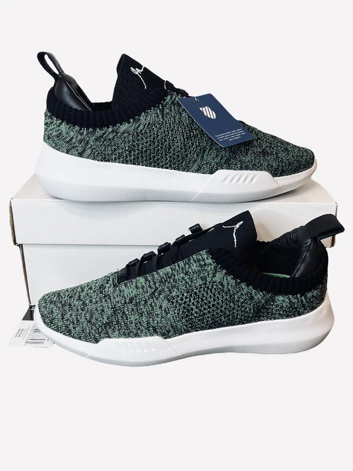 Zapatilla deportiva Gary Vee tejida Icon K-Swiss GEN-K negra/verde para mujer talla 6,5 nueva con etiquetas Foto 1 de 4