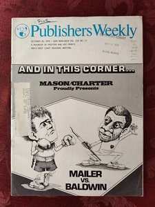 Rare PUBLISHERs WEEKLY Book Trade Magazine October 25 1976 The Rawsons - Picture 1 of 1
