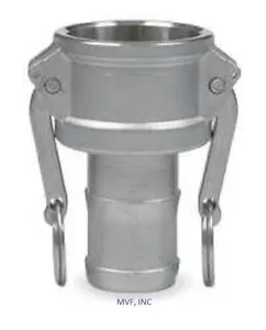Acoplador hembra Camlock tipo C x manguera púa accesorio manguera de aluminio C200IAL - Imagen 1 de 3