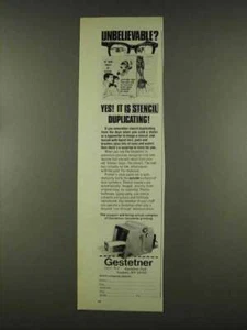 1978 Gestetner Duplicator Ad - Unbelievable? - Picture 1 of 1