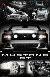 FORD MUSTANG GT POSTER Amazing 2014 Collage RARE HOT NEW 22x34 - Picture 1 of 1
