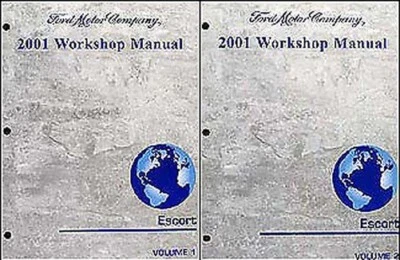 Manual De Taller De Reparación Ford Escort 2001 Con 2 Volúmenes ZX2 ZX - Imagen 1 de 3