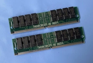 16MB Kit (2 x 8MB) Texas Instruments TM248CBK32S-60 60ns 72-Pin Memory Modules - Picture 1 of 3