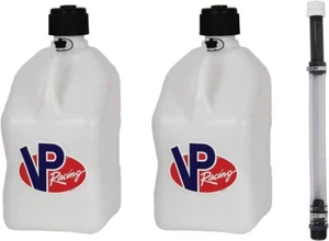 VP Racing Fuels 5-Gallon Container White w/ 14" Standard Hose (2 Pack) - Picture 1 of 3
